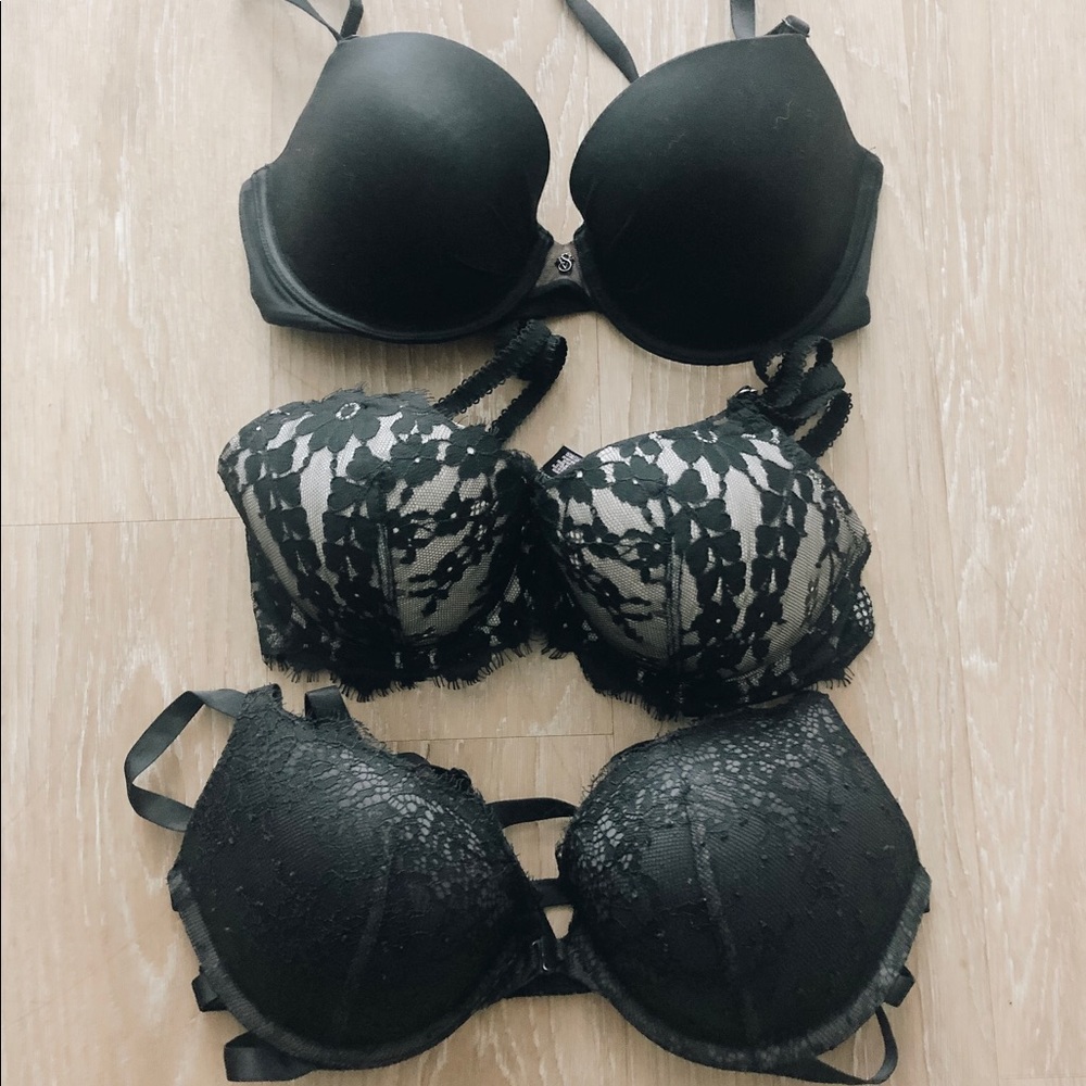 (3) 32D Victoria Secret